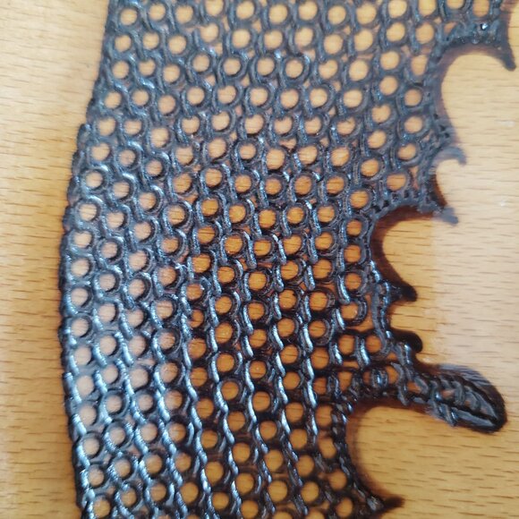 Primitive Wood Serving Tray Pyrography Burned Décor Plate Albania – Signed - Picture 7 of 11